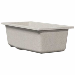 vidaXL K&oslash;kkenvask Beige 21 x 44 x 14 cm Granit