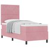 vidaXL Box spring seng med madras Lyser&oslash;d 80 x 200 cm Fl&oslash;jl
