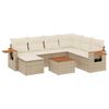 vidaXL sofas&aelig;t til haven 8 dele med hynder polyrattan beige