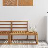 vidaXL Udend&oslash;rs Modulsofa Naturfarvet 91 x 63 x 73 cm