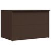 vidaXL udend&oslash;rs opbevaringskasse 150x100x100 cm polyrattan brun