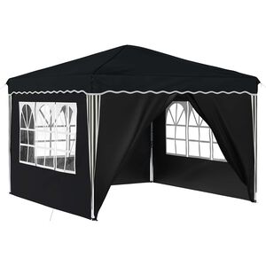 vidaXL Pop-up Festtelt 288 x 288 x 245 cm Antracit Oxford stof