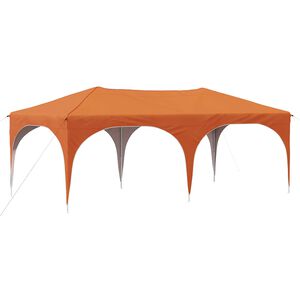 vidaXL Pop-up Festtelt 575 x 288 x 245 cm Orange Oxford stof