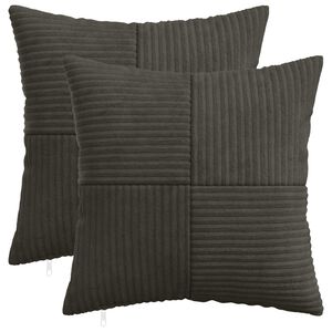 vidaXL Pudebetr&aelig;k 2 pcs ALMELO Antracit 30 x 30 cm cordfl&oslash;jl