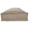 vidaXL Palle Pudes&aelig;t 2 pcs Gr&aring;brun 200 x 40 x 8 cm Oxford stof