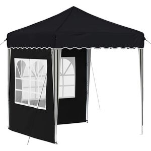 vidaXL Pop-up Festtelt 195 x 195 x 245 cm Antracit Oxford stof