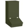 vidaXL Svinefeeder Oliven gr&oslash;n 55 x 38 x 76 cm Koldvalset St&aring;l