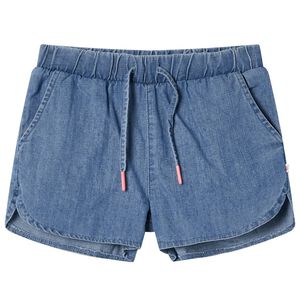 Shorts til børn str. 140 denimblå