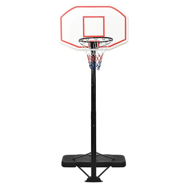 vidaXL basketballstativ 258-363 cm polyethylen hvid