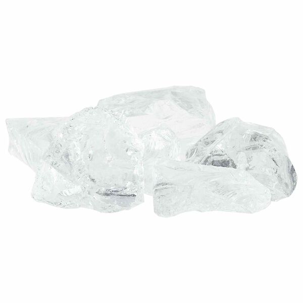 vidaXL Have Sten Hvid 12 cm Glas