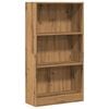 vidaXL bogreol 60x24x109 cm konstrueret tr&aelig; egetr&aelig;sfarve