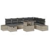 vidaXL Havesofa S&aelig;t 11 stk. polyrattan