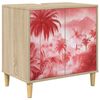 vidaXL Badev&aelig;relsesskab AACHEN Sonoma-eg 60 x 40 x 60 cm