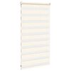 vidaXL zebragardin marmorbeige 85x100 cm stofbredde 80,9 cm polyester