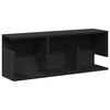 vidaXL v&aelig;gskab 80x20x30 cm konstrueret tr&aelig; sort