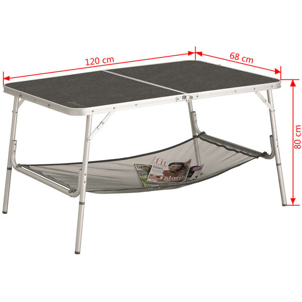 Outwell foldebord Toronto med nethylde 120x68x80 cm 530055