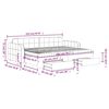 vidaXL daybed med udtr&aelig;k og skuffer 80x200 cm velour m&oslash;rkegr&oslash;n