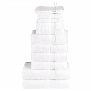 vidaXL h&aring;ndkl&aelig;der 12 stk. Premium SOLUND 600 g/m2 hvid
