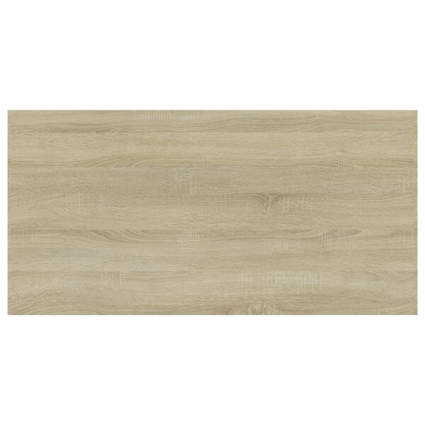 vidaXL boghylder 8 stk. 60x30x1,5 cm konstrueret tr&aelig; sonoma-eg
