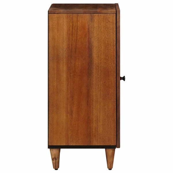 vidaXL Sideboard med d&oslash;r Valn&oslash;d 40 x 33 x 75 cm Massivt mangotr&aelig;