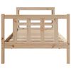 vidaXL sengeramme uden madras 90x190 cm massivt fyrretr&aelig;