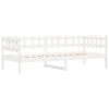 vidaXL daybed uden madras 90x200 cm massivt fyrretr&aelig; hvid