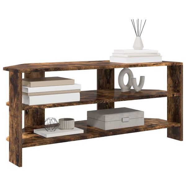 vidaXL Hj&oslash;rneTVskab R&oslash;get eg 102x40,5x45cm Konstrueret tr&aelig;