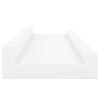 vidaXL gallerihylder 2 stk. 40x9x3 cm MDF hvid