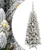 vidaXL Kunstigt juletr&aelig; Hvid 120 cm PVC og plastik og st&aring;l og PE