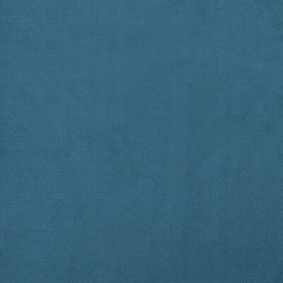 vidaXL hundeseng 50x40x26,5 cm velour blå