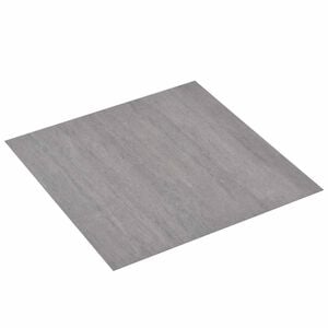 vidaXL Selvkl&aelig;bende Gulvplanker 30,5 x 30,5 cm 20 pcs PVC Gr&aring; og Tr&aelig;