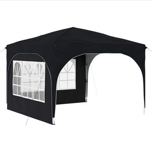 vidaXL Pop-up Festtelt 290 x 290 x 245 cm Antracit