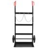 vidaXL H&aring;ndvogn Sort og r&oslash;d 63 x 43,5 x 110 cm St&aring;l
