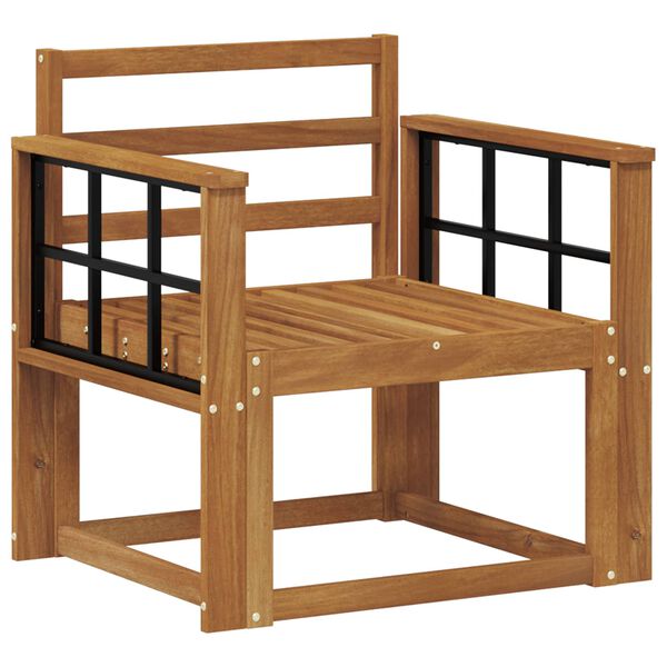 vidaXL Udend&oslash;rs sofa Massivt Akacietr&aelig; Naturfarvet