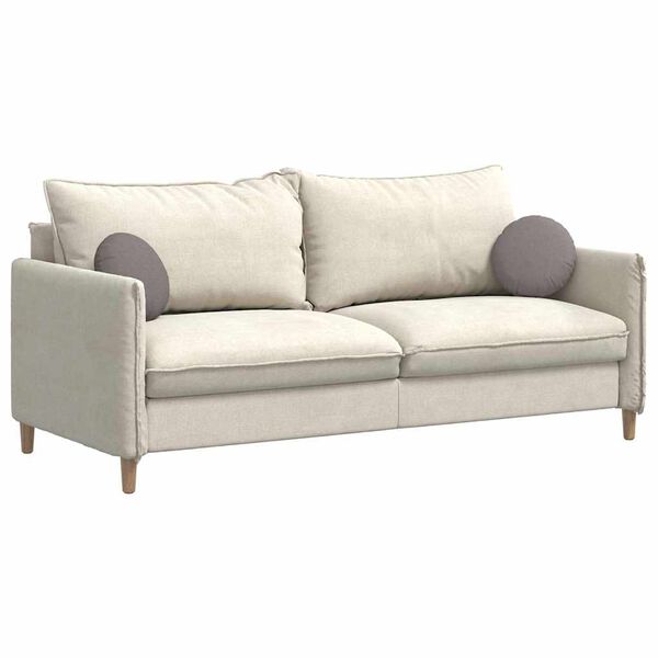 vidaXL S&aelig;depuder 2 pcs Gr&aring;brun &Oslash;30 x 13 cm Stof