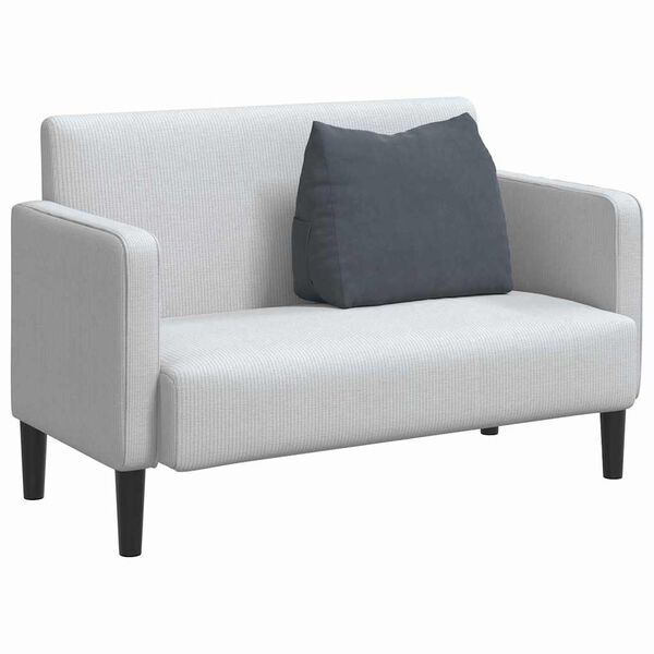 vidaXL Rygpude M&oslash;rkegr&aring; 60 x 20 x 50 cm Velourstof