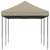 vidaXL Party Tent Gr&aring;brun 292 x 580 x 315 cm Oxford stof