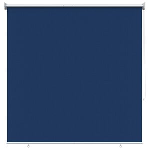 vidaXL Udend&oslash;rs rullesk&aelig;rm 90% UV blok Bl&aring; 140 x 140 cm HDPE