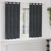 vidaXL M&oslash;rkl&aelig;gningsgardiner 2 pcs Lysegr&aring; 140 x 175 cm Fl&oslash;jl