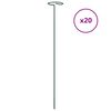 vidaXL plantespyd til haven 20 stk. 40 cm st&aring;l m&oslash;rkegr&oslash;n