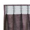 vidaXL Velour Gardiner med gardiner 2 pcs Brun 225 x 140 cm Fl&oslash;jl