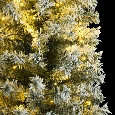 vidaXL kunstigt juletræ med 300 LED'er og sne 300 cm