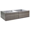 vidaXL plantekasse 157x80x40 cm polyrattan gr&aring;