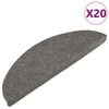 vidaXL selvkl&aelig;bende trappem&aring;tter 20 stk. 56x17x3 cm gr&aring;