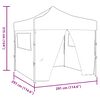 vidaXL Party Tent Bl&aring; 291 x 291 x 315 cm Oxford stof