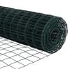 vidaXL Euro Hejn Grøn 1,4 x 10 m PVC-belagt jern