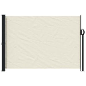 vidaXL Udtr&aelig;kkeligt side-markise Cremefarvet 300 x 170 cm Polyester