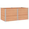 vidaXL H&oslash;jbed Brun 200 x 100 x 91 cm WPC og Aluminium