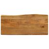 vidaXL bordplade 90x40x3,8 cm naturlig kant massivt mangotr&aelig;
