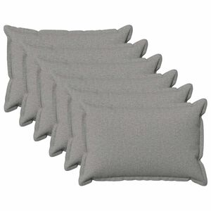 vidaXL Pudebetr&aelig;k 6 pcs HOUTEN Skygr&aring; 40 x 60 cm Faux Linned